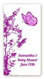 Butterfly - Custom Rectangle Baby Shower Sticker/Labels