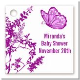 Butterfly - Personalized Baby Shower Card Stock Favor Tags