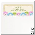 Cute As a Button - Baby Shower Return Address Labels thumbnail