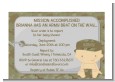 Camo Military - Baby Shower Petite Invitations thumbnail