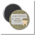 Camo Military - Personalized Baby Shower Magnet Favors thumbnail