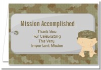 Camo Military - Baby Shower Thank You Cards