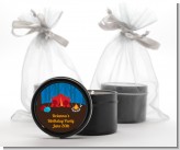 Camping - Birthday Party Black Candle Tin Favors