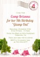 Camping Glam Style - Birthday Party Invitations thumbnail