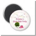 Camping Glam Style - Personalized Birthday Party Magnet Favors thumbnail