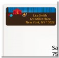 Camping - Birthday Party Return Address Labels thumbnail