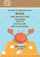 Crab | Cancer Horoscope - Baby Shower Invitations thumbnail