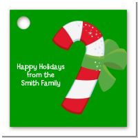 Candy Cane - Personalized Christmas Card Stock Favor Tags