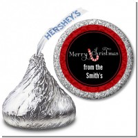 Candy Canes - Hershey Kiss Christmas Sticker Labels