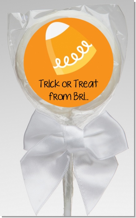 Candy Corn - Personalized Halloween Lollipop Favors