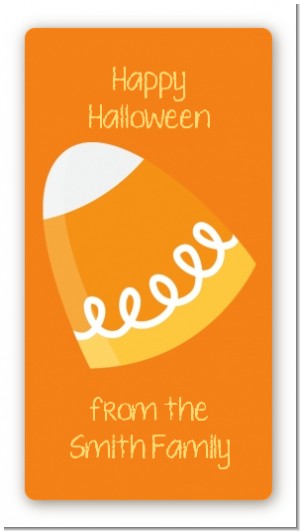 Candy Corn - Custom Rectangle Halloween Sticker/Labels