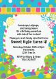 Candy Land - Birthday Party Invitations thumbnail