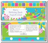 Candy Land - Personalized Birthday Party Candy Bar Wrappers