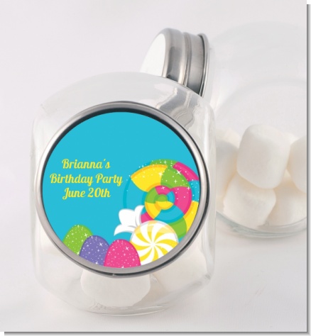 Candy Land - Personalized Birthday Party Candy Jar