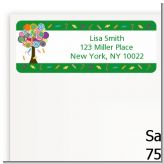 Candy Tree - Birthday Party Return Address Labels