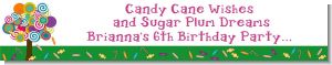 Candy Tree - Personalized Birthday Party Banners