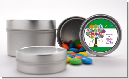 Candy Tree - Custom Birthday Party Favor Tins