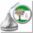 Candy Tree - Hershey Kiss Birthday Party Sticker Labels thumbnail