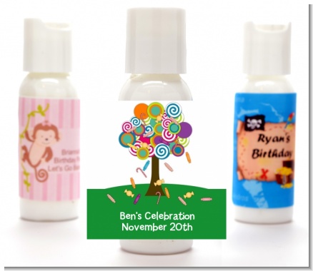 Candy Tree - Personalized Birthday Party Lotion Favors