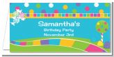 Candy Land - Personalized Birthday Party Place Cards