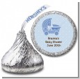Carriage - Hershey Kiss Baby Shower Sticker Labels thumbnail