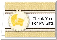 Carriage - Baby Shower Thank You Cards