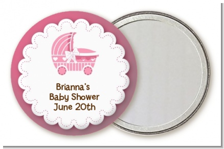 Carriage - Personalized Baby Shower Pocket Mirror Favors