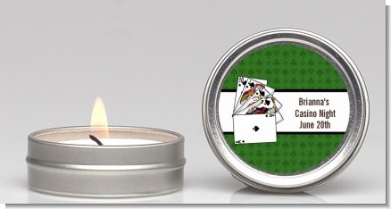 Casino Night Royal Flush - Birthday Party Candle Favors