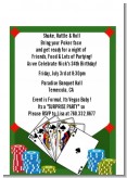 Casino Night Royal Flush - Birthday Party Petite Invitations