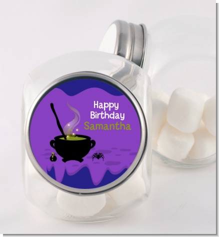 Cauldron & Potions - Personalized Birthday Party Candy Jar