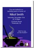 Cauldron & Potions - Birthday Party Petite Invitations