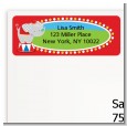 Circus Elephant - Birthday Party Return Address Labels thumbnail