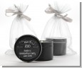 Chalkboard Celebration - Graduation Party Black Candle Tin Favors thumbnail