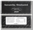 Chalkboard Celebration - Personalized Graduation Party Candy Bar Wrappers thumbnail