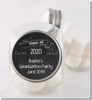 Chalkboard Celebration - Personalized Graduation Party Candy Jar