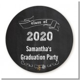 Chalkboard Celebration - Personalized Graduation Party Table Confetti