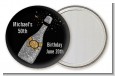 Champagne Gold Silver Faux Glitter - Personalized Birthday Party Pocket Mirror Favors thumbnail