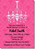 Chandelier - Bridal Shower Invitations