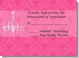 Chandelier - Bridal Shower Response Cards thumbnail
