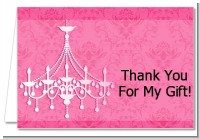Chandelier - Bridal Shower Thank You Cards