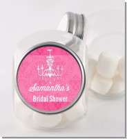 Chandelier - Personalized Bridal Shower Candy Jar