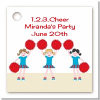 Cheerleader - Personalized Birthday Party Card Stock Favor Tags