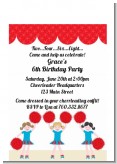 Cheerleader - Birthday Party Petite Invitations