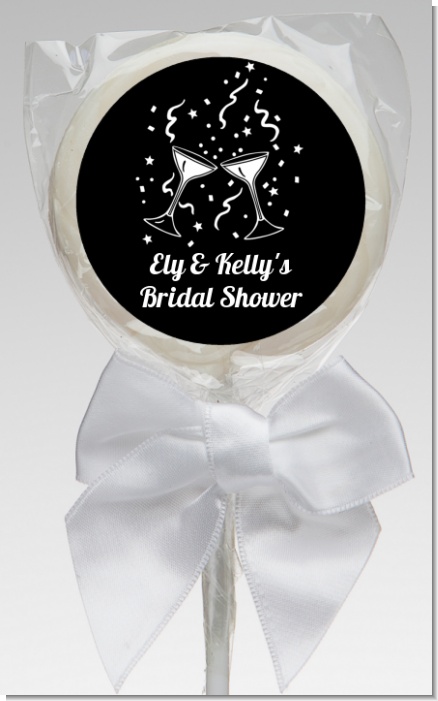 Cheers - Personalized Bridal Shower Lollipop Favors