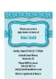 Cheetah Print Blue - Birthday Party Petite Invitations thumbnail