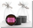 Cheetah Print Pink - Birthday Party Black Candle Tin Favors thumbnail