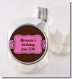 Cheetah Print Pink - Personalized Birthday Party Candy Jar thumbnail