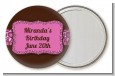 Cheetah Print Pink - Personalized Birthday Party Pocket Mirror Favors thumbnail