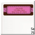 Cheetah Print Pink - Birthday Party Return Address Labels thumbnail