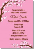 Cherry Blossom - Bridal Shower Invitations